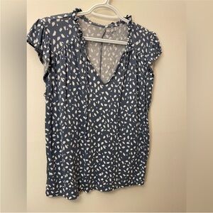 💙 Loft tees: Bundle of 2, Size S, EUC printed tees